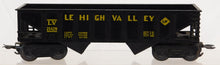 Load image into Gallery viewer, Marx 21429 Lehigh Valley Hopper Black w/ Yellow Print Tilt Couplers Postwar 50s
