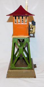 Lionel 438 Signal Tower Prewar Lighted tinplate buiding train yard O 46-54 Early