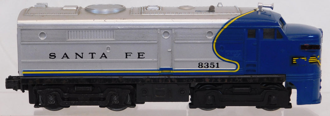 Lionel 8351 Santa Fe Alco FA2 Diesel Powered A Locomotive 1973-74 Running O/027