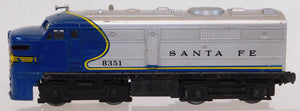 Lionel 8351 Santa Fe Alco FA2 Diesel Powered A Locomotive 1973-74 Running O/027