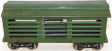 Load image into Gallery viewer, Lionel Manufacturing #13 Standard gauge MFG Co Cattle Car EARLY YELLOW PRIMER
