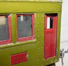 Load image into Gallery viewer, Lionel Lines #337 Pullman Passenger Car Standard Gauge Green / Red L Olive BOXED
