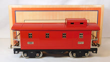 Load image into Gallery viewer, Lionel 11-30027 Red w/NIckel trim Illuminated Caboose Standard Gauge #517
