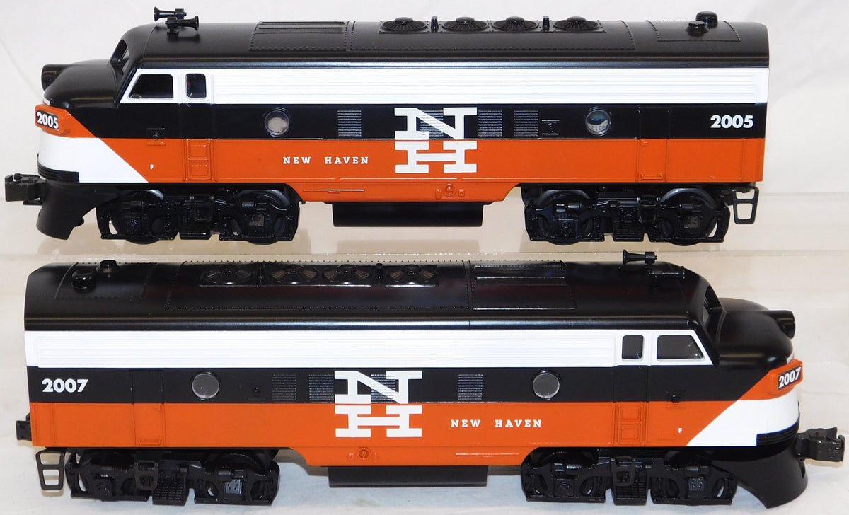 Williams NEW HAVEN F7 ABA Diesels w/horn +5 72' Streamlined Passenger ...