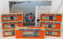 Load image into Gallery viewer, Lionel 6-11715 Lionel 90th Anniversary Set w/ Railsounds GP-9 +5 boxcars &amp; bay window caboose
