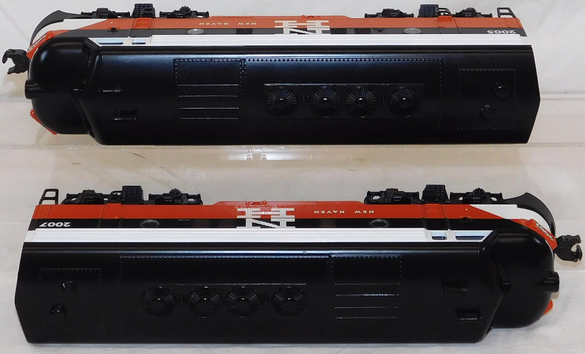 Williams NEW HAVEN F7 ABA Diesels w/horn +5 72' Streamlined Passenger ...