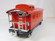 Load image into Gallery viewer, Lionel 11-30027 Red w/NIckel trim Illuminated Caboose Standard Gauge #517
