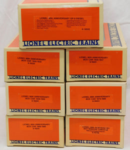 Lionel 6-11715 Lionel 90th Anniversary Set w/ Railsounds GP-9 +5 boxcars & bay window caboose