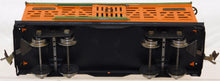 Load image into Gallery viewer, Lionel 513 Standard gauge Cattle Car Orange Green Very Nice Clean 1927-38 Prewar
