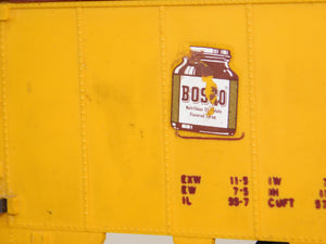 Lionel 3672 BOSCO Operating Box Car with cans Corn Products 1959-60 milk car O