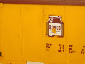 Lionel 3672 BOSCO Operating Box Car with cans Corn Products 1959-60 milk car O