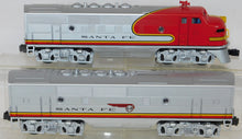 Load image into Gallery viewer, Lionel 6-21786 Anniversary Set Santa Fe F3 ABBA + 7 Aluminum Passenger Cars 2000 WOW
