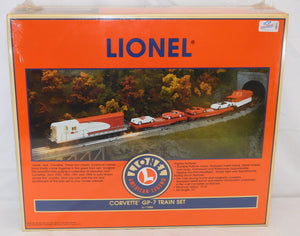 Lionel 6-11984 Corvette Anniversary Train Set GP-7 Diesel + flat cars w/vettes SEALED C-10