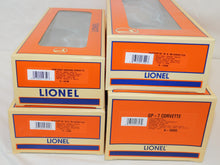 Load image into Gallery viewer, Lionel 6-11984 Corvette Anniversary Train Set GP-7 Diesel +flats w/vettes C-9
