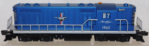 Lionel 6-21953 Ford Mustang Train Set GP-7 Diesel + flat cars w/ diff Mustangs "1965"