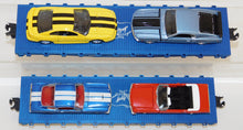 Load image into Gallery viewer, Lionel 6-21953 Ford Mustang Train Set GP-7 Diesel + flat cars w/ diff Mustangs &quot;1965&quot;
