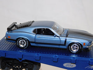 Lionel 6-21953 Ford Mustang Train Set GP-7 Diesel + flat cars w/ diff Mustangs "1965"
