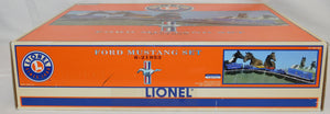 Lionel 6-21953 Ford Mustang Train Set GP-7 Diesel + flat cars w/ diff Mustangs "1965"