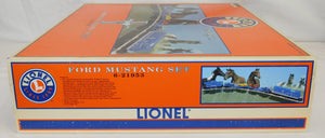 Lionel 6-21953 Ford Mustang Train Set GP-7 Diesel + flat cars w/ diff Mustangs "1965"