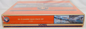 Lionel 6-21950 SD-70 MAERSK Maxi-Stack Set SEALED C-10 SCARCE Won't find newer!