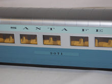 Load image into Gallery viewer, MTH 30-67332 Santa Fe Blue Goose 4 Car Streamline Passenger Set Rail King Very hard to find
