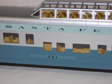 Load image into Gallery viewer, MTH 30-67332 Santa Fe Blue Goose 4 Car Streamline Passenger Set Rail King Very hard to find
