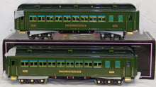 Load image into Gallery viewer, MTH 10-1078 State Passenger Set 2 Tone Green Tinplate Traditions Standard Gauge C-8
