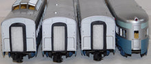 Load image into Gallery viewer, MTH 30-67332 Santa Fe Blue Goose 4 Car Streamline Passenger Set Rail King Very hard to find
