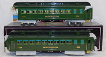 Load image into Gallery viewer, MTH 10-1078 State Passenger Set 2 Tone Green Tinplate Traditions Standard Gauge C-8
