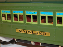 Load image into Gallery viewer, MTH 10-1078 State Passenger Set 2 Tone Green Tinplate Traditions Standard Gauge C-8
