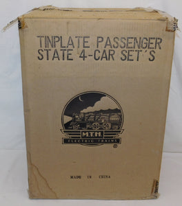 MTH 10-1078 State Passenger Set 2 Tone Green Tinplate Traditions Standard Gauge C-8