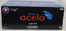 Load image into Gallery viewer, Lionel 6-31714 Amtrak Acela Railsounds 5.0 C-9 Unopened w/shipper O Gauge 072
