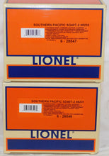 Load image into Gallery viewer, Lionel 6-31718 Southern Pacific Tank Train Oil Can GATX Tank Set 2 SD40T-2 + 8 tank cars
