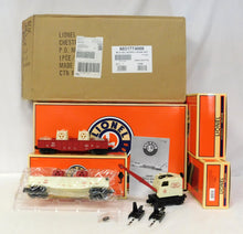 Load image into Gallery viewer, Lionel 6-31774 AEC Radioactive Transport Burro Crane Set three cars glow in dark
