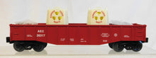 Load image into Gallery viewer, Lionel 6-31774 AEC Radioactive Transport Burro Crane Set three cars glow in dark
