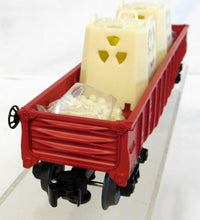 Load image into Gallery viewer, Lionel 6-31774 AEC Radioactive Transport Burro Crane Set three cars glow in dark

