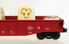 Load image into Gallery viewer, Lionel 6-31774 AEC Radioactive Transport Burro Crane Set three cars glow in dark
