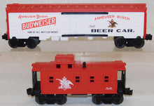 Load image into Gallery viewer, Lionel 6-11775 BUDWEISER Anheuser-Busch Steam Freight Train Set O LtdEd 1989 RTR
