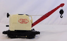 Load image into Gallery viewer, Lionel 6-31774 AEC Radioactive Transport Burro Crane Set three cars glow in dark
