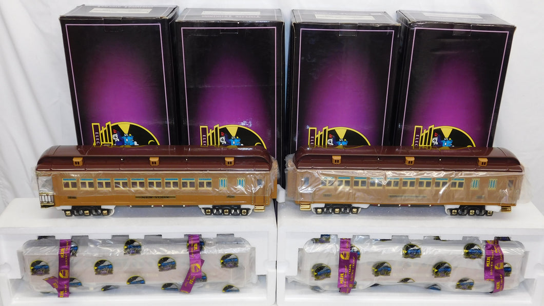 MTH 10-1135 State Passenger Set Two Tone Brown Tinplate Traditions Standard Gauge C-9