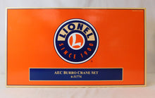 Load image into Gallery viewer, Lionel 6-31774 AEC Radioactive Transport Burro Crane Set three cars glow in dark

