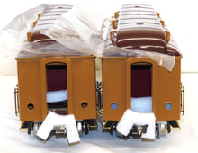Load image into Gallery viewer, MTH 10-1135 State Passenger Set Two Tone Brown Tinplate Traditions Standard Gauge C-9
