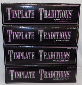 MTH 10-1135 State Passenger Set Two Tone Brown Tinplate Traditions Standard Gauge C-9
