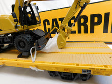 Load image into Gallery viewer, MTH 20-98682 Caterpillar Premier 60&#39; Flat Car w/(2) CAT M316D wheel excavator loaders
