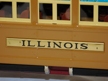 Load image into Gallery viewer, MTH 10-1136 State Passenger Car 2 Tone Brown Illinois #414 ADD ON Standard Gauge C-9
