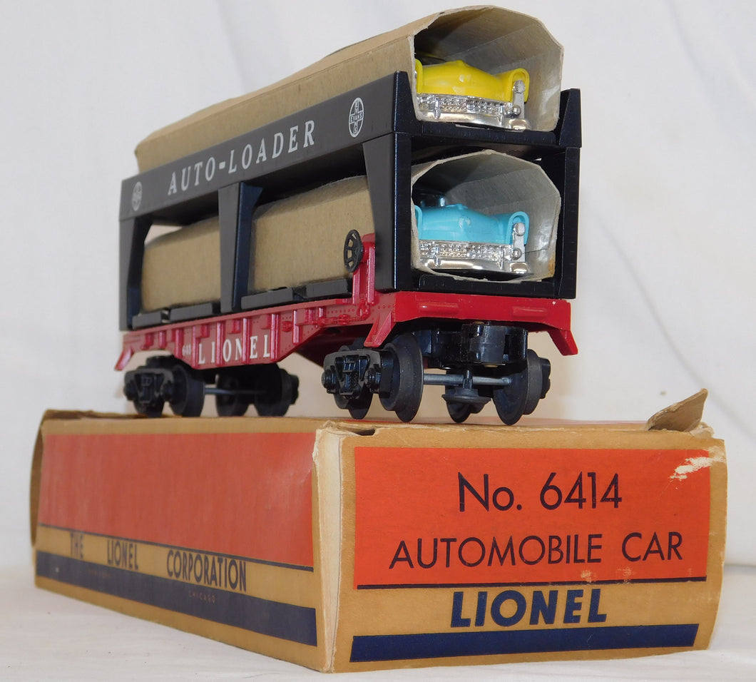 Lionel 6414 Evans Auto Loader 1958 BOXED w/carWrap inserts Unrun CLEANST Postwar