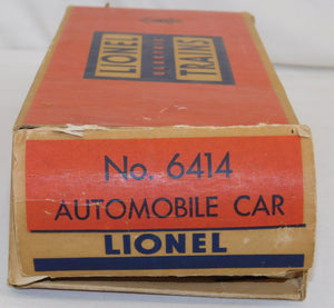 Lionel 6414 Evans Auto Loader 1958 BOXED w/carWrap inserts Unrun CLEANST Postwar