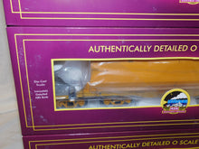 Load image into Gallery viewer, MTH 20-2504-1 Union Pacific Dash-8 Diesel Solid Rocket Motor Transport Set PS2 NIB Rocket part loads under covers!

