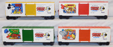 Load image into Gallery viewer, Lionel Disney Mickey Mouse Express Freight Set 14 Cars w/Birthday Car 1970s COMPLETE O
