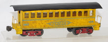 Load image into Gallery viewer, Thomas Industries Pioneer Days Passenger Coach 1869 smooth black roof O scale 2 rail
